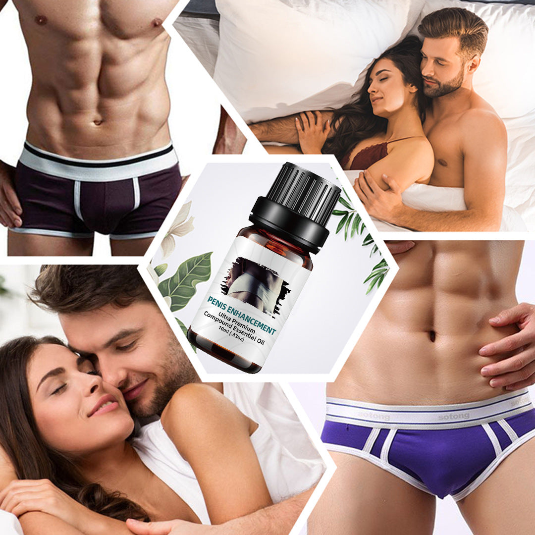 Penis-Enhancement Men's Private Parts Care Massage Essential Oil Compound Efficacy For Cross-border 10ml Samples fashion ocean